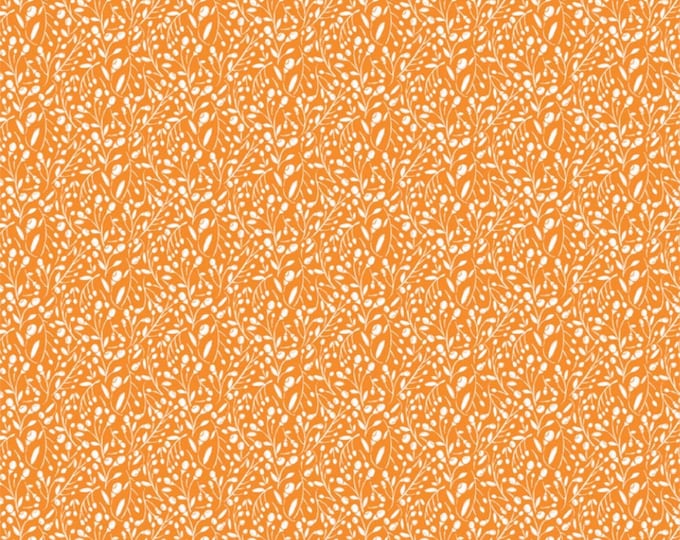 Camelot Fabrics Spring Buds Orange Premium Quality 100% Cotton Fabric (CA1425KK)
