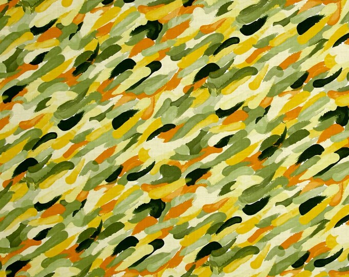 Quilting Treasures June Bee Penelope Paint Strokes Green Premium Quality 100% Cotton Fabric (QT1146KK)