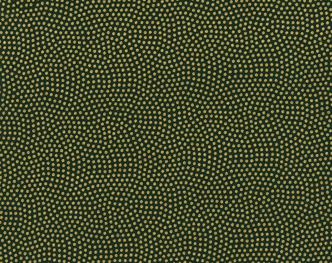 Timeless Treasures Fern Metallic Spin Dot Premium Quality 100% Cotton Fabric (TT951)