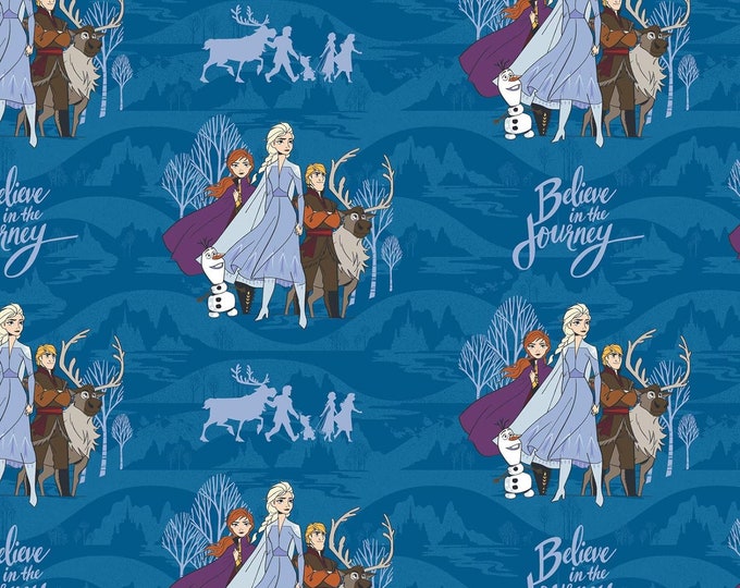 Camelot Fabrics 5Frozen 2 Collection Journey Together Premium Quality 100% Cotton Fabric (CA1337KK)