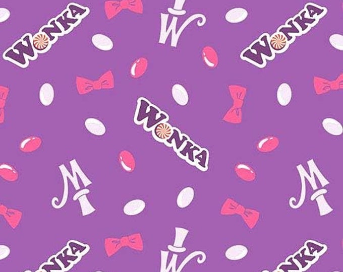 Camelot Fabrics Willy Wonka Jelly Beans Premium Quality 100% Cotton Fabric (CA174KK)