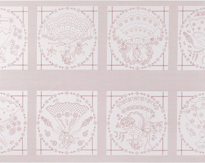 Robert Kaufman Southern Belles 24in Panel Red Premium Quality 100% Cotton Sold By The Panel (RK379KK)