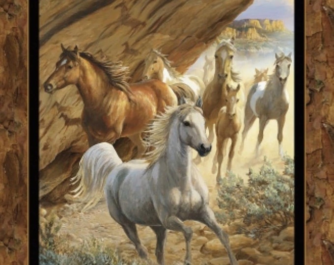 Springs Creative Wild Wings Independence Pass 53267 A620715 Wall Hanging 35" Premium Quality 100% Cotton Fabric by The Panel. (SC77XX)