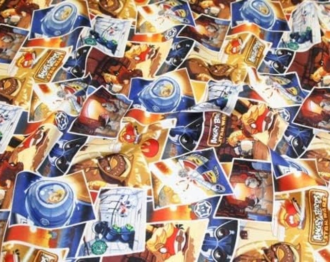 Camelot Fabrics Angry Birds Star Wars Classic Scenes Premium Quality 100% Cotton Fabric (CA88)