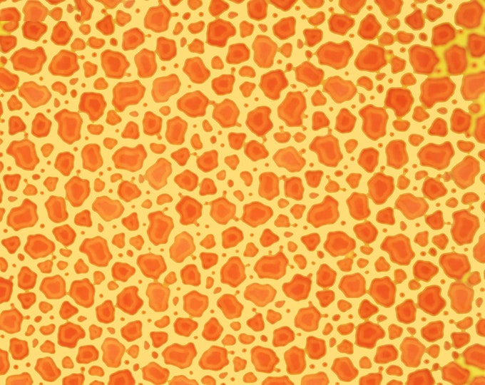 Quilting Treasures Wild Things Giraffe Print Yellow Premium Quality 100% Cotton Fabric (QT842)
