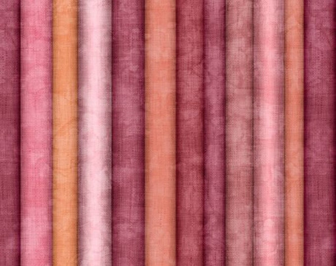 Quilting Treasures Just Sew Stripe in Pink by Dan Morris Premium Quality 100% Cotton Fabric (QT1120XX)