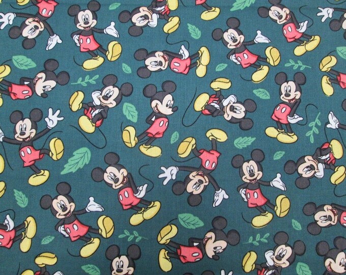 Springs Creative Mickey Traditional Fall CTN Premium Quality 100% Cotton Fabric (CA772SC)