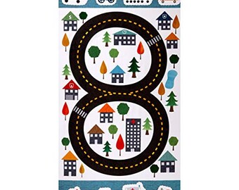 Robert Kaufman Kaufman Let's Go 24" Panel, White Premium Quality 100% Cotton Fabric (RK398KK)