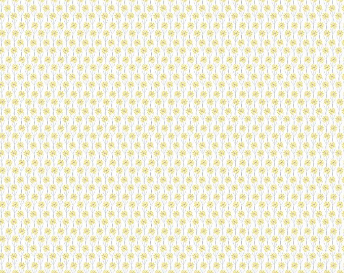 Camelot Fabrics Daisies White Premium Quality 100% Cotton Fabric (CA1428KK)