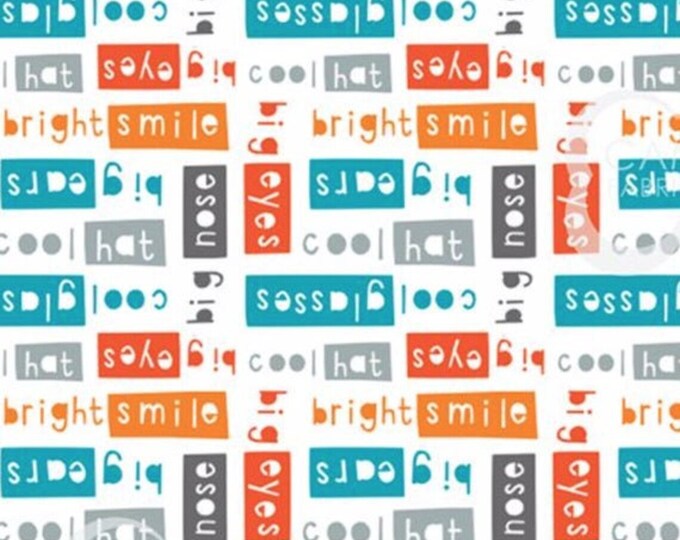Camelot Fabrics Mr.Potato Quotes Premium Quality 100% Cotton Fabric (CA534AA)