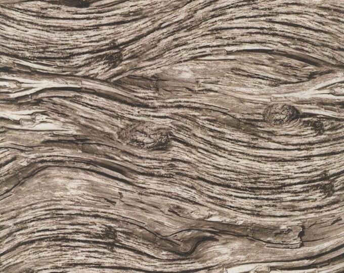 Quilting Treasures Open Air Drift Wood Driftwood Premium Quality 100% Cotton Fabric (QT1128XX)