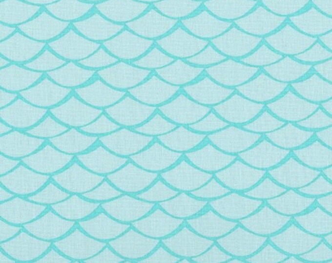 Robert Kaufman Flamingo Paradise Collection Scales in Turquoise Premium Quality 100% Cotton Fabric (RK421KK)