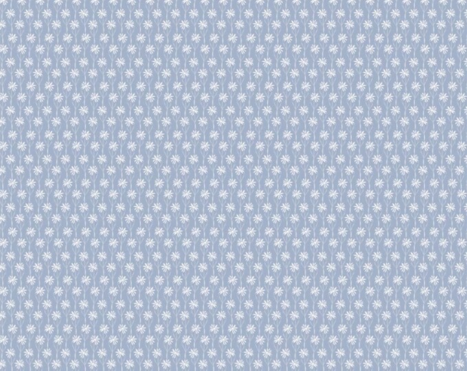 Camelot Fabrics Daisies Periwinkle Premium Quality 100% Cotton Fabric (CA1429KK)