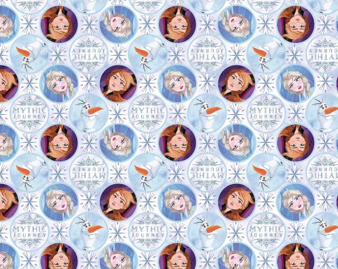 Springs Creative Disney Frozen Mythic Journey Characters Premium Quality 100% Cotton Fabric (SC1568CC)