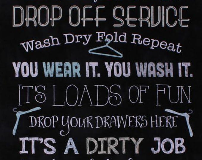 Timeless Treasures Lessons from The Laundry Room Words Family Rules Chalk 23x44in. Premium Quality 100% Cotton Fabric by the Panel (TT542)