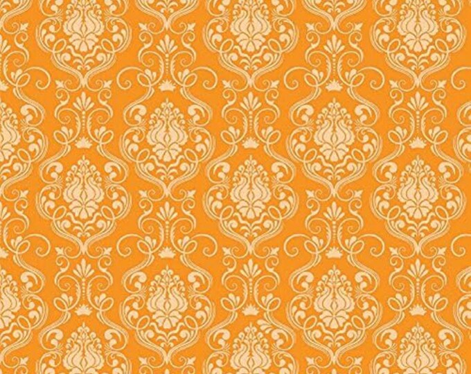 Springs Creative Damask - Pumpkin Premium Quality 100% Cotton Fabric (SC839)