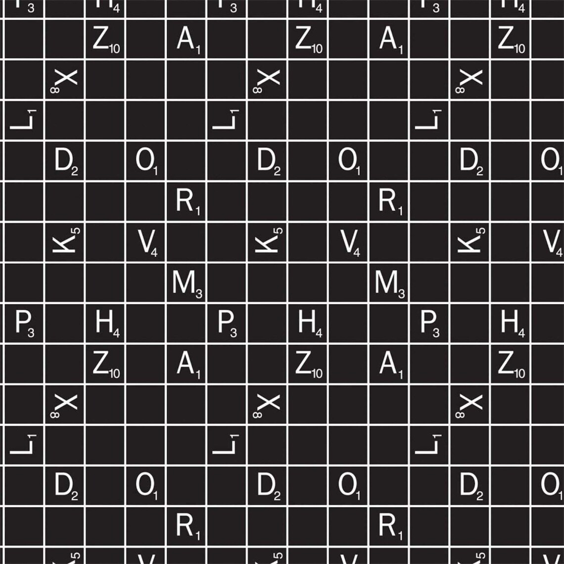 Scrabble Letter Squares Premium Quality Camelot 100 Cotton Etsy