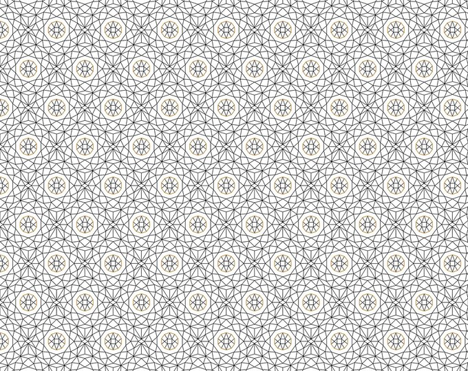 Quilting Treasures Whisper Geometric Premium Quality 100% Cotton Fabric (QT822)