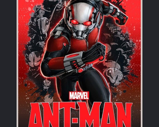 Springs Creative Marvel Ant Man 36x43in. panel 100% Cotton Fabric sold by the panel (SC269)