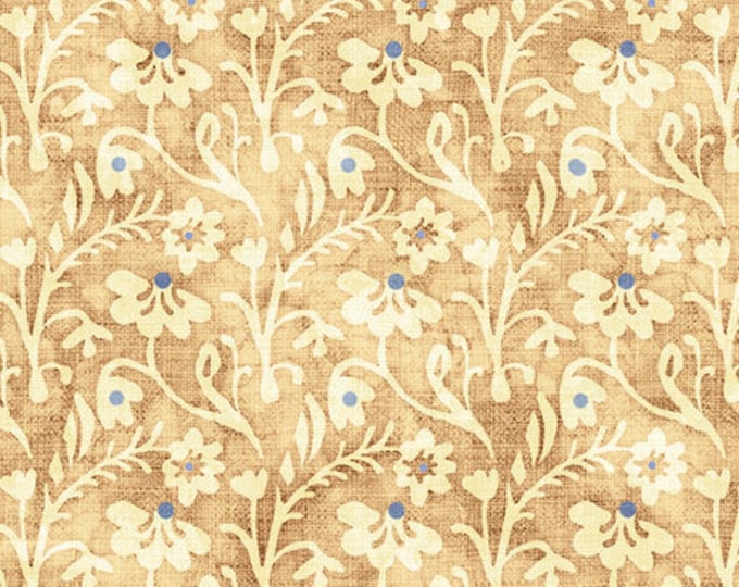 Quilting Treasures Prairie Dreams - 29116-A - Floral and Stems - Premium Quality 100% Cotton Fabric (QT941XX)