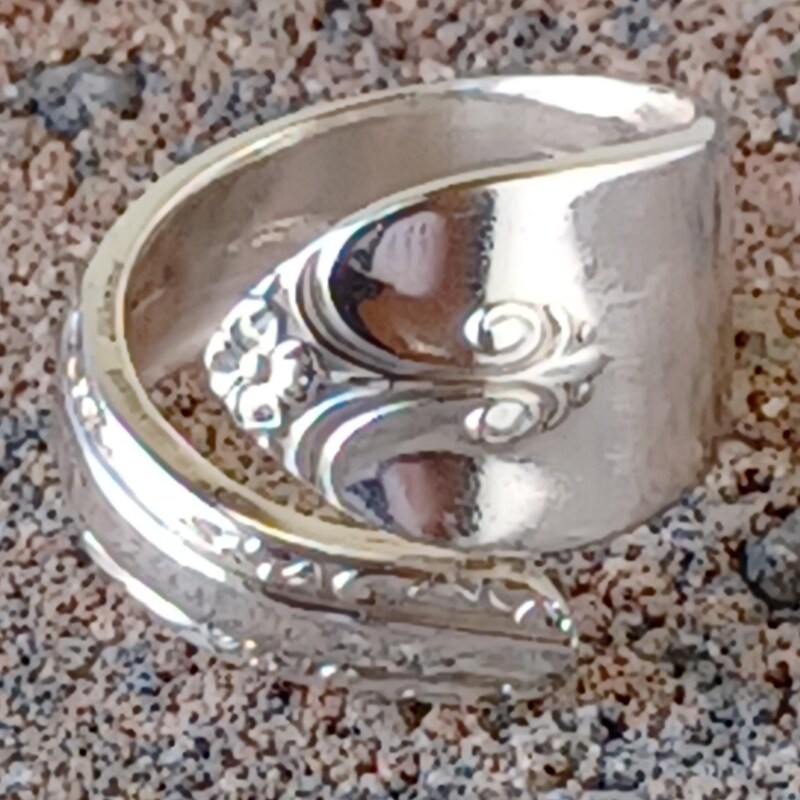 Silver Spoon Ring - Etsy