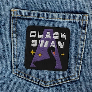 Black Swan Embroidered Patch