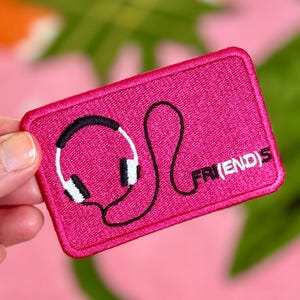 Friends Embroidered Patch