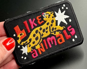 Like Animals Embroidered Iron On Patch