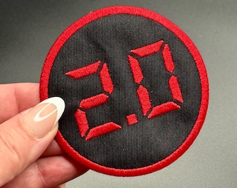 2.0 Embroidered Iron On Patch