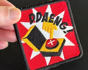 Ddaeng Embroidered Iron On Patch
