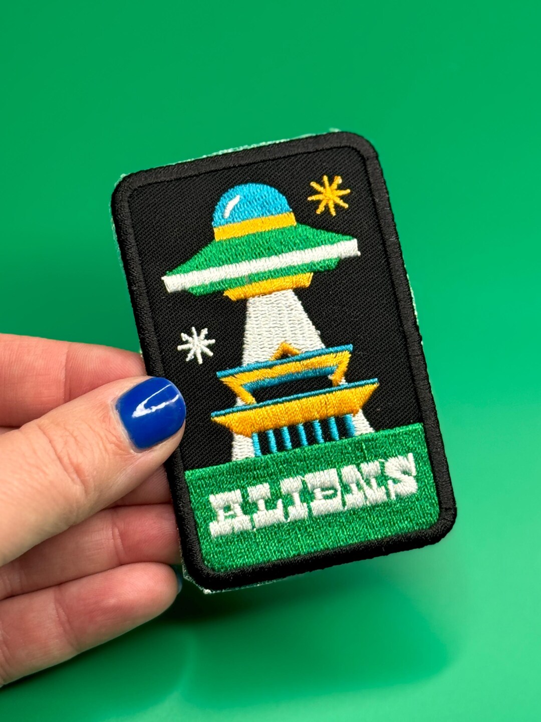 Aliens Embroidered Iron on Patch - Etsy