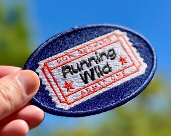 Running Wild Embroidered Patch