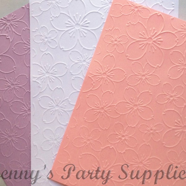Embossed Card Stock Etsy