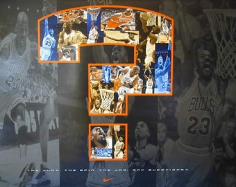 Michael Jordan "Any Questions" Large Original Nike Rare 23x35 inches Sealed Poster