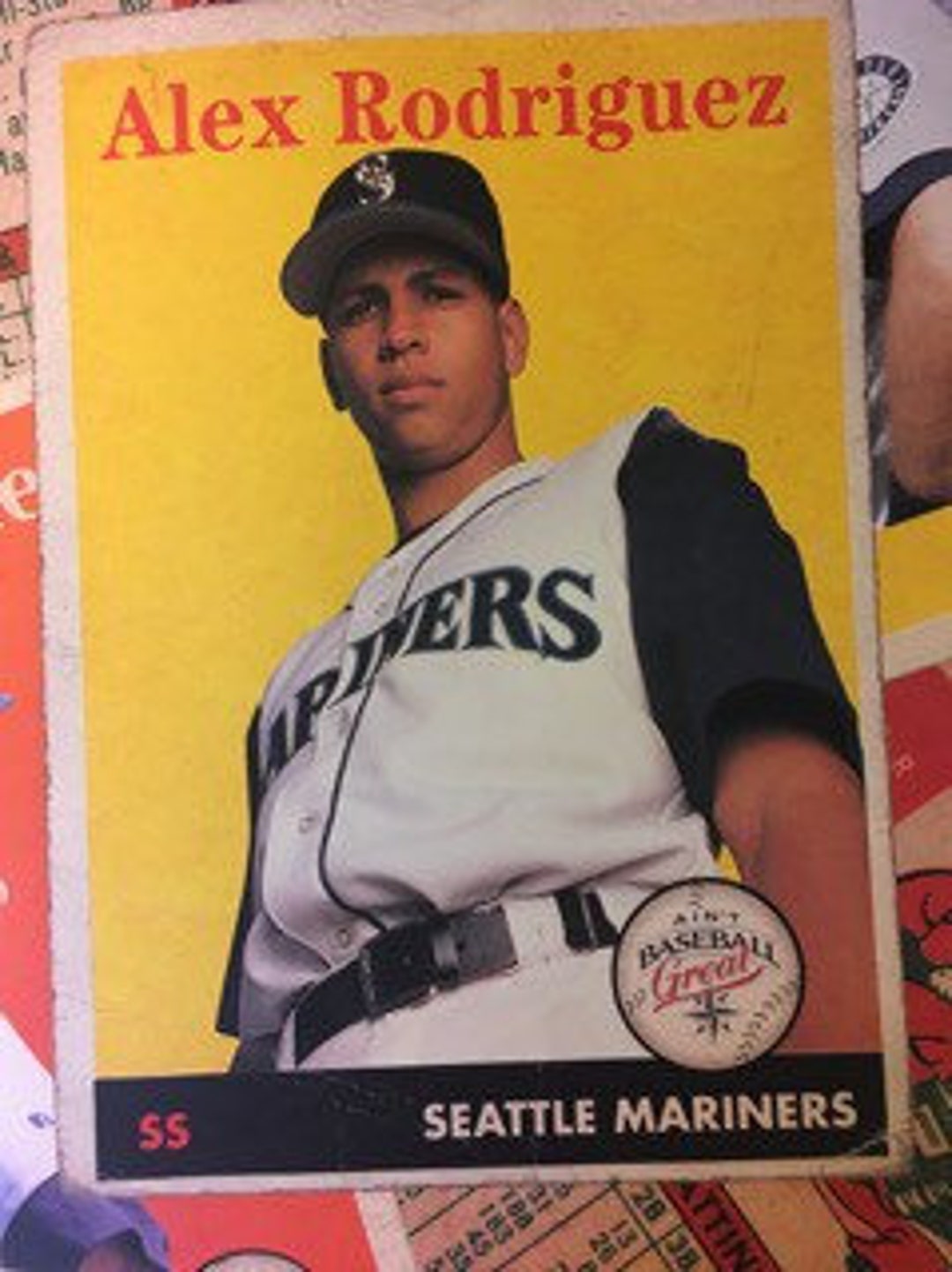 Alex Rodriguez Seattle Mariners MLB Baseball Promo 20x14.5 