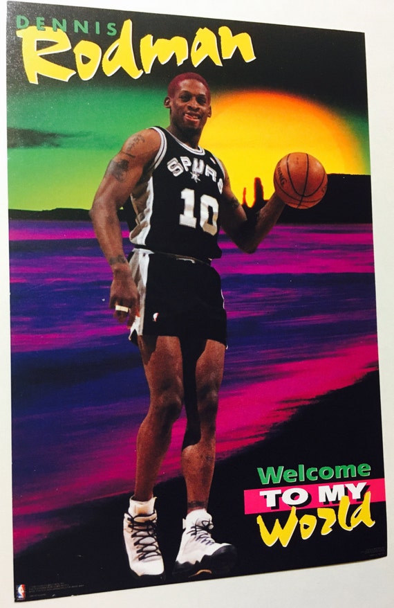 ＠DENNIS RODMAN (WELCOME WORLD) ポスター NBA