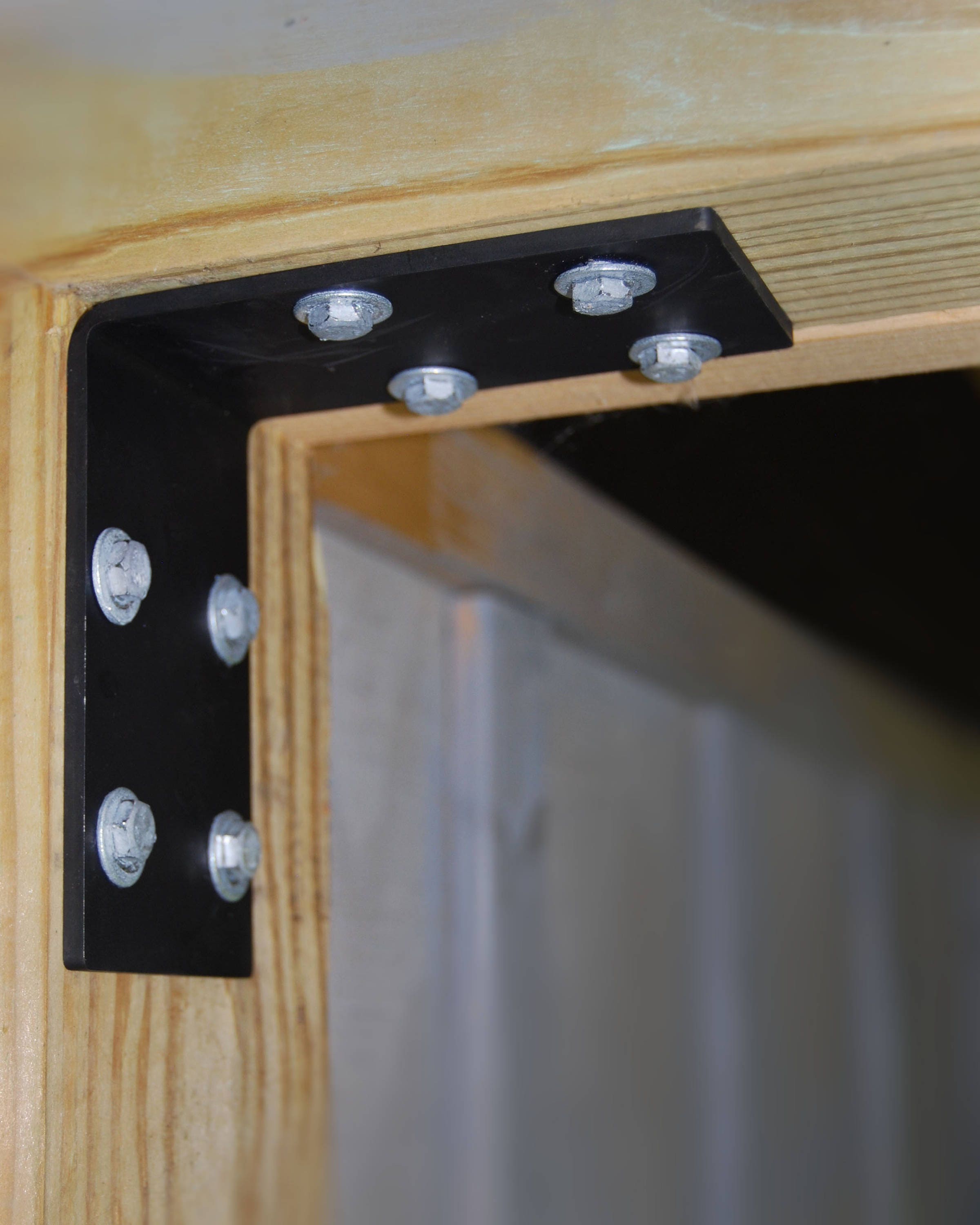 Set of two 90 deg. angle support bracket for post and beam Etsy