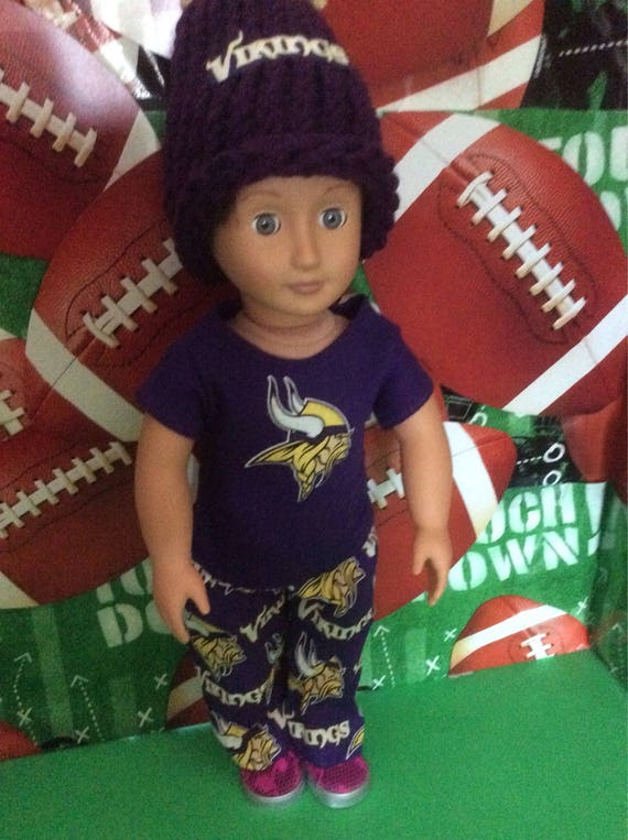 Minnesota Vikings Outfit For 18 Inch Doll