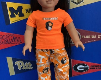 University of Tennessee ,VOLS! 18 Inch Doll Clothes ,handmade