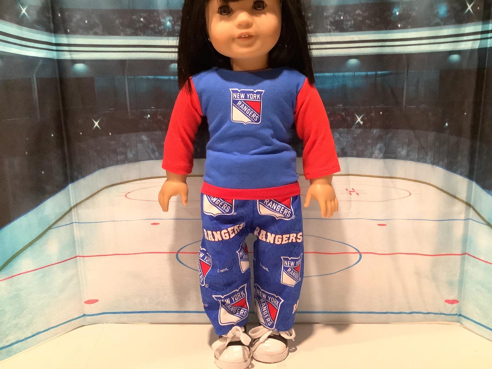 NY RANGERS ! 18 Inch Doll Clothes ,handmade , Fits All 18 Inch Dolls, 2 ...