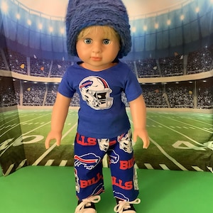 Buffalo BILLS Outfits 18in Doll Clothes, Handmade, Fits All 18 Inch Dolls - Etsy