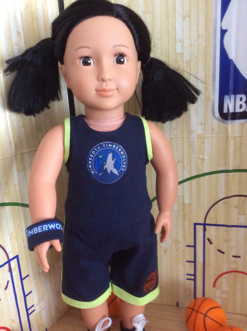 Fits All 18 Inch Dolls 2PC Basketball Outfit Minnesota ...