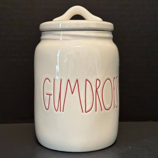 White Ceramic Canister Set Rae Dunn Etsy