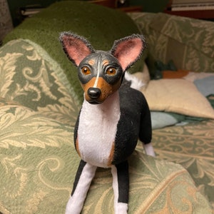 Handgemachte Basenji Künstlerpuppe