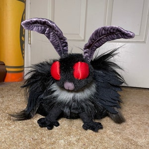 Mothman; cute original handmade weighted plush