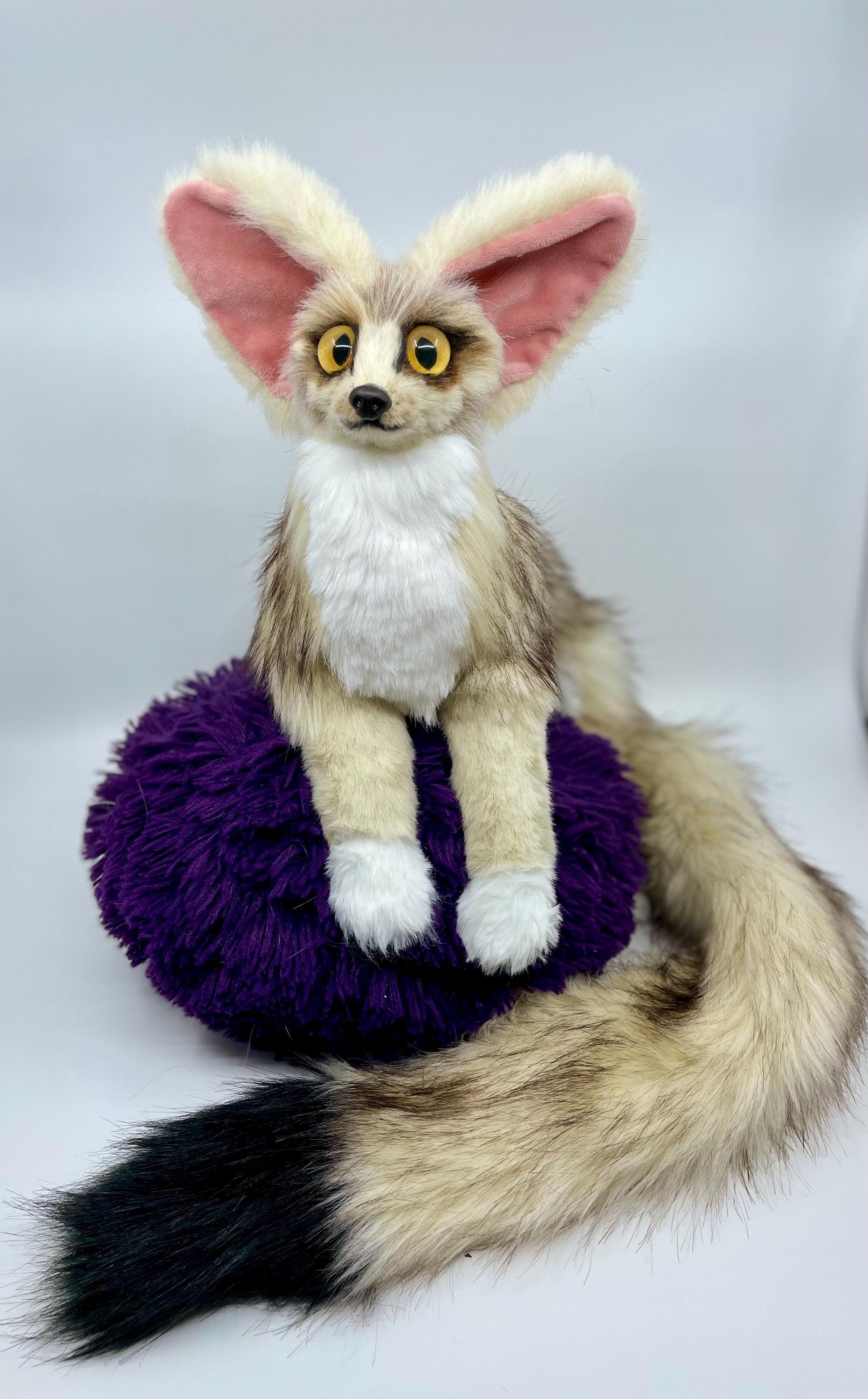 Fennec Fox Genet Handmade Plushie - Etsy
