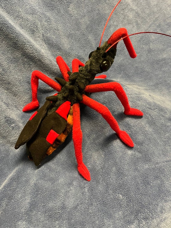 Horrid King Assassin Bug Handmade Plush Etsy Canada