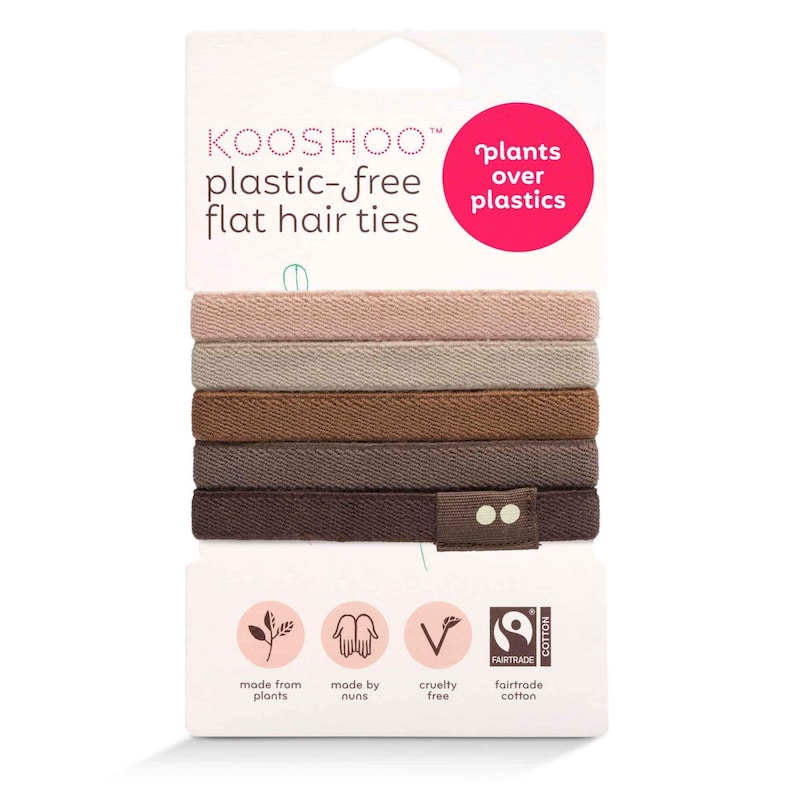 hair ties for brown and brunette hair