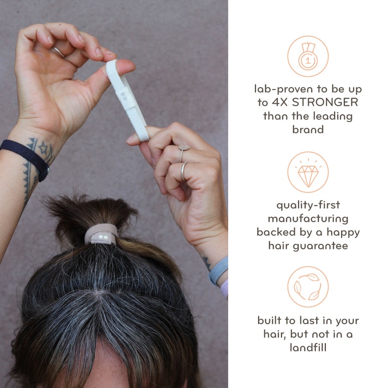 strong hair ties for thick hair
