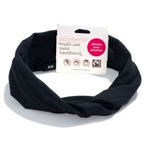 Organic Cotton TWIST HEADBAND for Men and Women | Unisex Exercise Head Band. Sweat-Wicking, Breathable, Wide, Soft, Stylish Mens Bandana